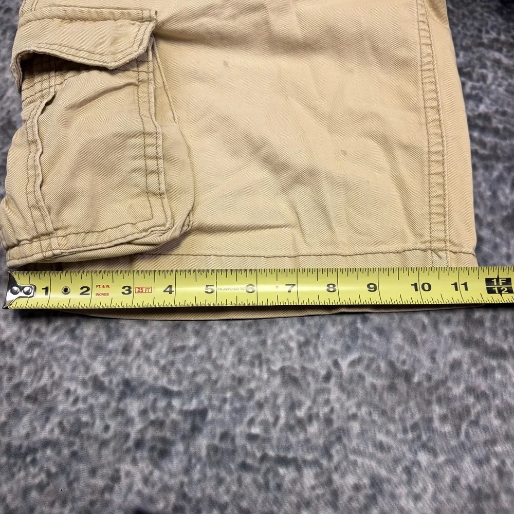 VTG Aeropostale Cargo Shorts Mens 32 Tan Baggy Utility Surf Skater Outdoor Y2K